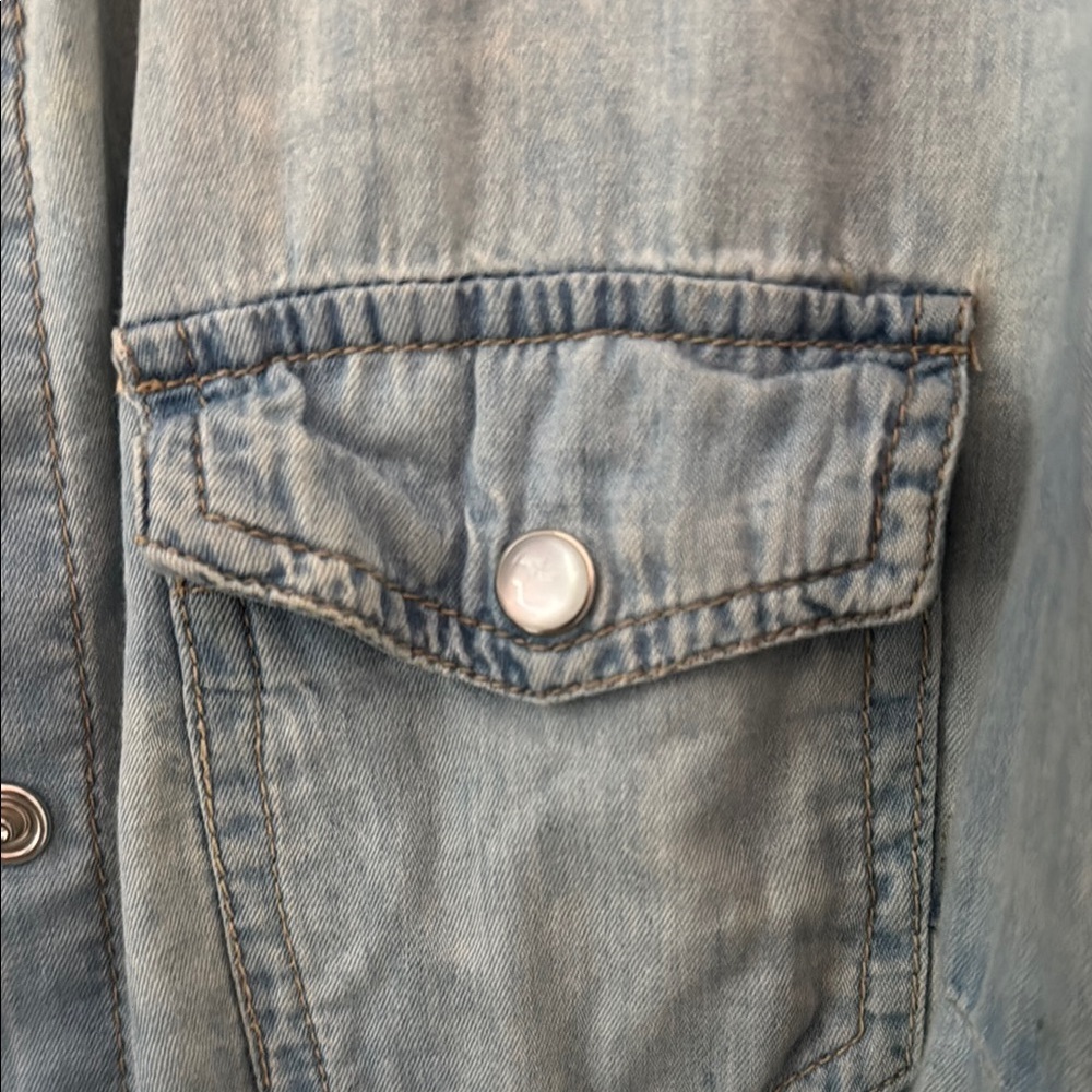 Light Blue Denim Shirt - Picture 4 of 4